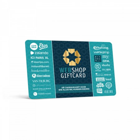 Webshop Giftcard 20 euro
