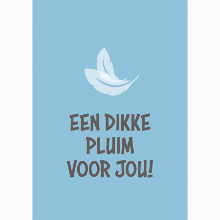 Compliment Dikke pluim