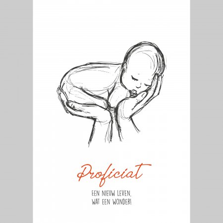 Geboorte Proficiat een nieuw leven