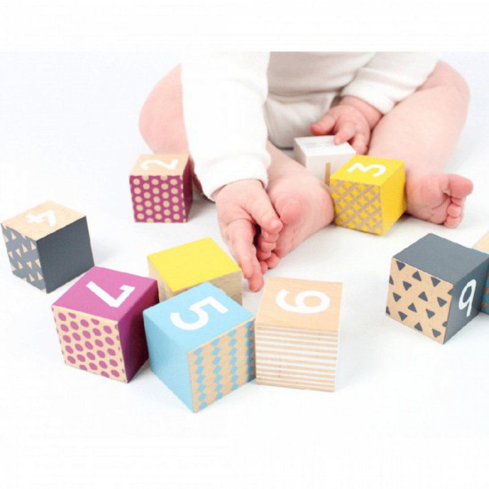 Cijferblokken Hout  - BIGJIGS