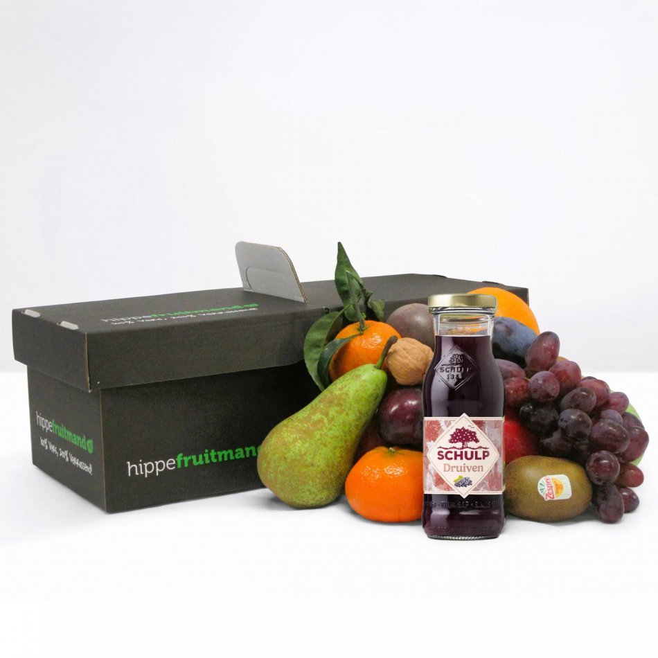 Fruitmand Druivensap
