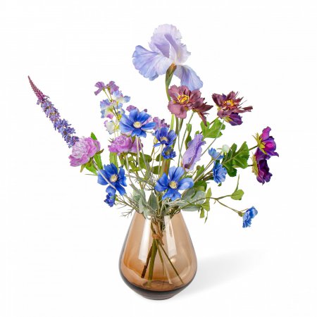 Paarse Glans - Zijden Boeket