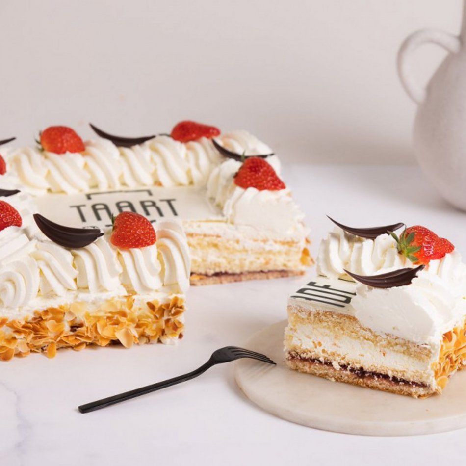 Luxe slagroomtaart 30 personen