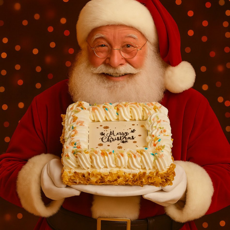 Kerst Slagroomtaart 30 personen